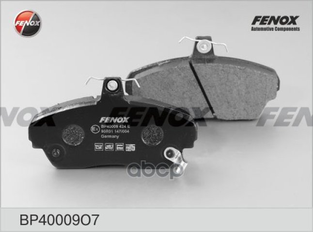 1 349 р. Колодка Тормозная Передняя Для АМ Газ 2217 (К-Т) Fenox (Bp40009o7) (22170350117082) FENOX арт. BP40009O7  с доставкой в г. Кемерово