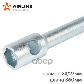 1 079 р. Ключ Баллонный 24*27 360 Мм Кованый Airline (Ak-B-08) AIRLINE арт. AK-B-08  с доставкой в г. Кемерово. Увеличить фотографию 3