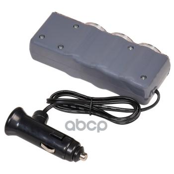 489 р. Разветвитель Прикуривателя (3 Гнезда) + 1 Usb Airline (Asp-3U-03) AIRLINE арт. ASP-3U-03  с доставкой в г. Кемерово. Увеличить фотографию 3