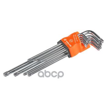 489 р. Набор Ключей L-Образн.torx (9 Предм.t10-T50) Удлиненные С Отверстием Airline (At-9-21) AIRLINE арт. AT-9-21  с доставкой в г. Кемерово. Увеличить фотографию 2