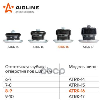 1 029 р. Шипы Ремонтные 9 Мм (100Шт) Airline (Atrk-16) AIRLINE арт. ATRK-16  с доставкой в г. Кемерово. Увеличить фотографию 3