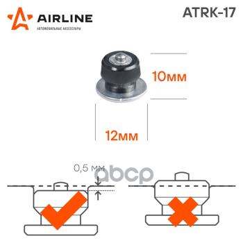 1 029 р. Шипы Ремонтные 10 Мм (100Шт) Airline (Atrk-17) AIRLINE арт. ATRK-17  с доставкой в г. Кемерово. Увеличить фотографию 2