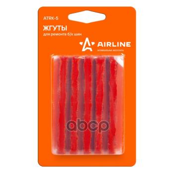 114 р. Жгут Для Ремонта Бескамерных Шин Airline 6*10См 10Шт. (Atrk-5) AIRLINE арт. ATRK-5  с доставкой в г. Кемерово. Увеличить фотографию 1