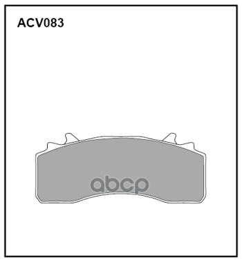 9 149 р. Колодки Диск.29279 Man Tgs ALLIED NIPPON арт. ACV083K  с доставкой в г. Кемерово. Увеличить фотографию 3