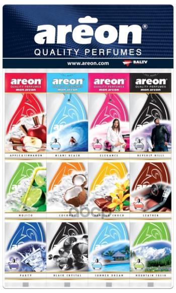 Ароматизатор Подвесной Картон Areon Mon В Ассортименте Дисплей 60 Шт. AREON арт. 704-040