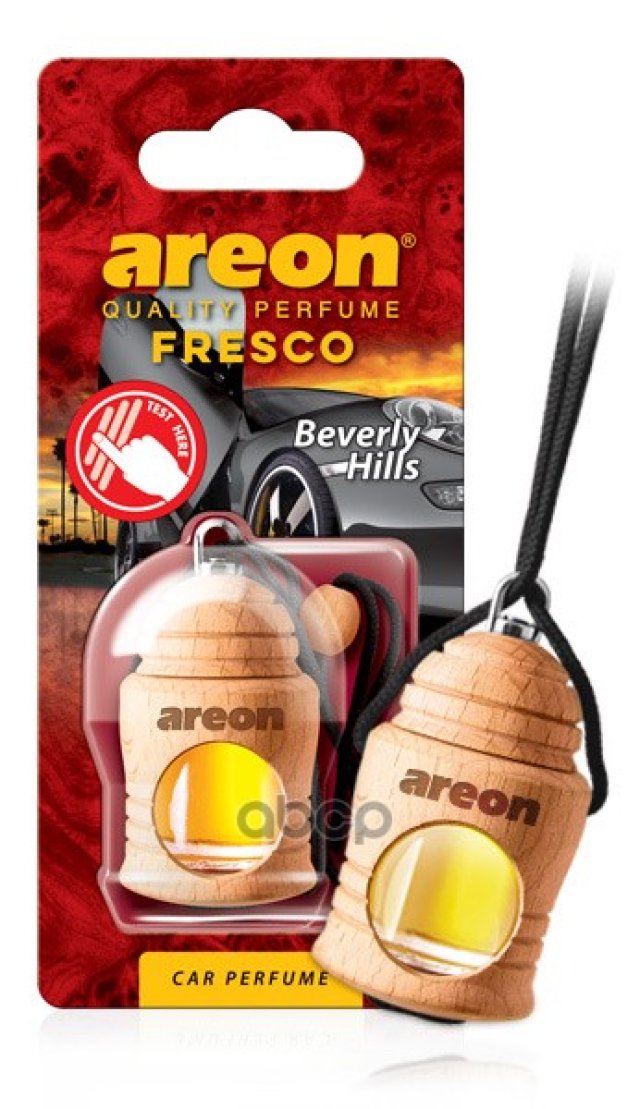 228 р. Ароматизатор Подвесной Бутылочка Areon Fresco Беверли Хилс AREON арт. 704-051-314  с доставкой в г. Кемерово