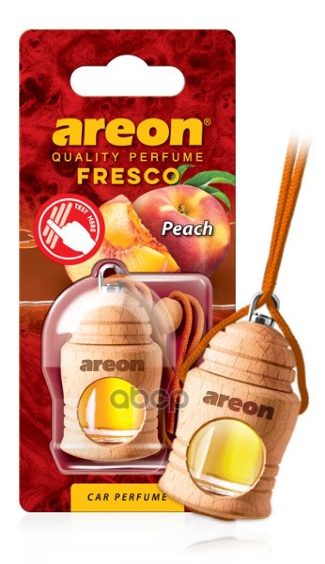 228 р. Ароматизатор Подвесной Бутылочка Areon Fresco Персик AREON арт. 704-051-324  с доставкой в г. Кемерово