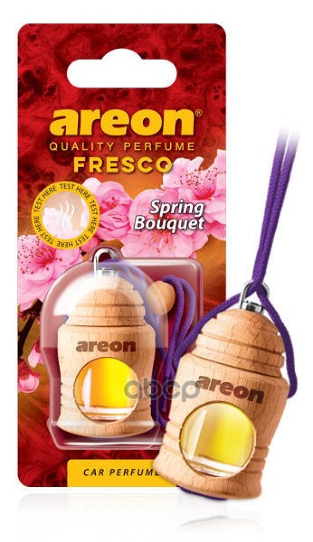 228 р. Ароматизатор Подвесной Бутылочка Areon Fresco Цветочный Букет AREON арт. 704-051-328  с доставкой в г. Кемерово
