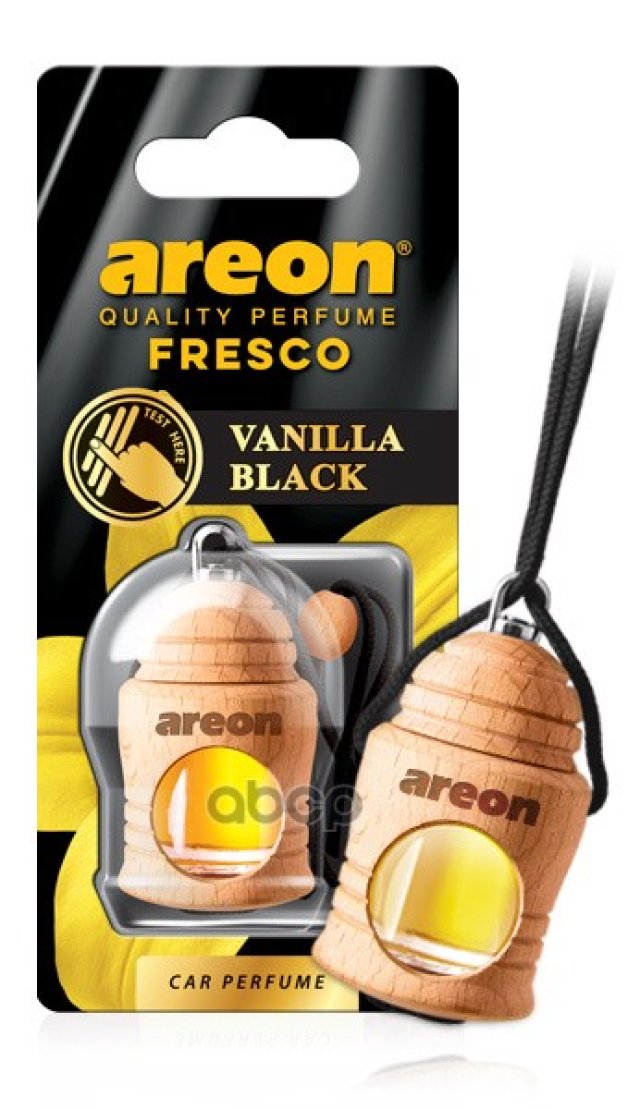 228 р. Ароматизатор Подвесной Бутылочка Areon Fresco Ванила Блэк AREON арт. 704-051-331  с доставкой в г. Кемерово
