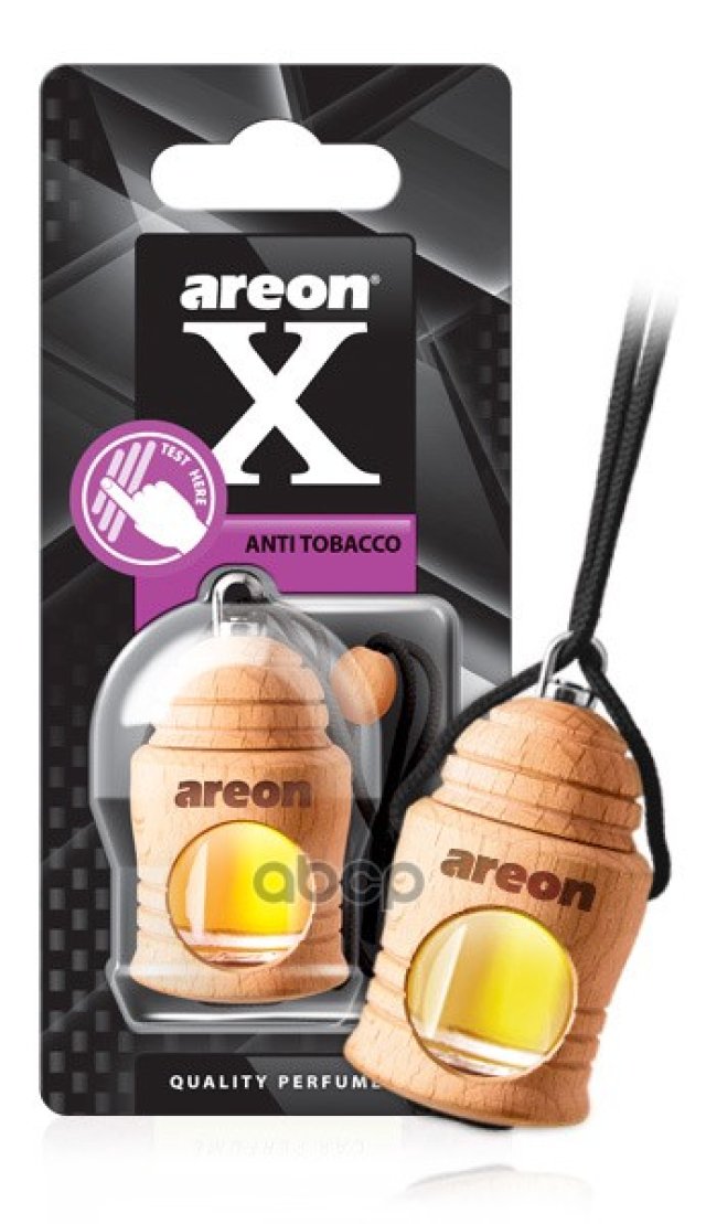 228 р. Ароматизатор Подвесной Бутылочка Areon Fresco Xver Антитабак AREON арт. 704-051-X04  с доставкой в г. Кемерово