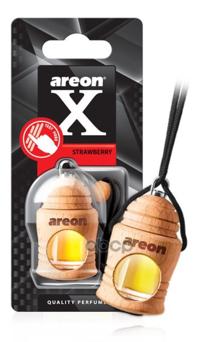 228 р. Ароматизатор Подвесной Бутылочка Areon Fresco Xver Клубника AREON арт. 704-051-X06  с доставкой в г. Кемерово