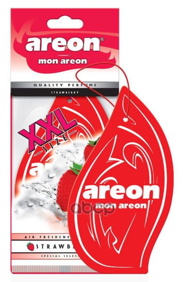 111 р. Ароматизатор Подвесной Картон Areon Mon Xxl Клубника AREON арт. 704-064-307  с доставкой в г. Кемерово