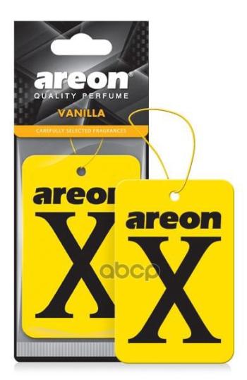 Ароматизатор Подвесной Картон Areon X-Version Желтая Ваниль AREON арт. 704-AXV-015