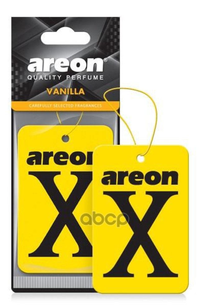67 р. Ароматизатор Подвесной Картон Areon X-Version Желтая Ваниль AREON арт. 704-AXV-015  с доставкой в г. Кемерово
