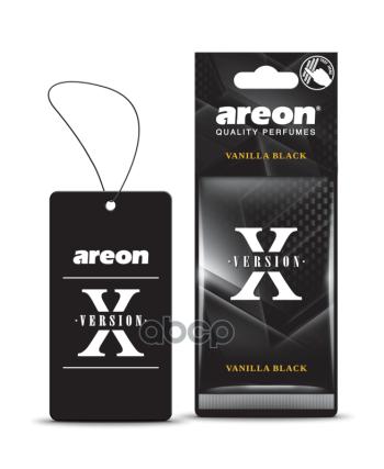 Ароматизатор Подвесной Картон Areon X-Version Ванила Блэк AREON арт. 704-AXV-019