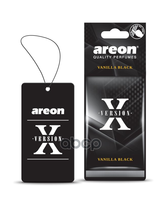 67 р. Ароматизатор Подвесной Картон Areon X-Version Ванила Блэк AREON арт. 704-AXV-019  с доставкой в г. Кемерово