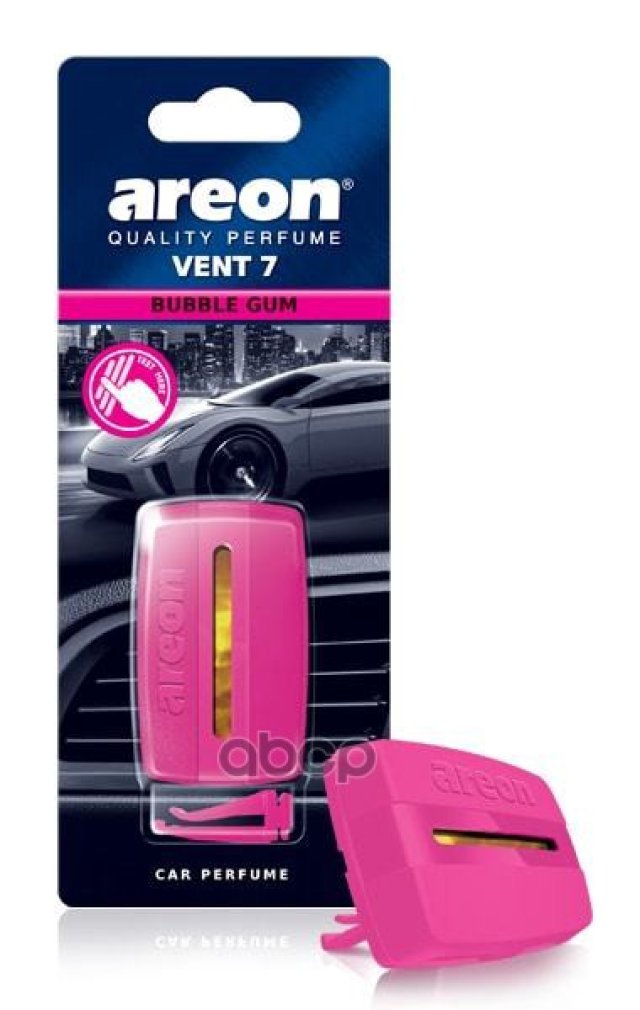 176 р. Ароматизатор На Дефлектор Areon Vent 7 Бабл Гам AREON арт. 704-VE7-307  с доставкой в г. Кемерово