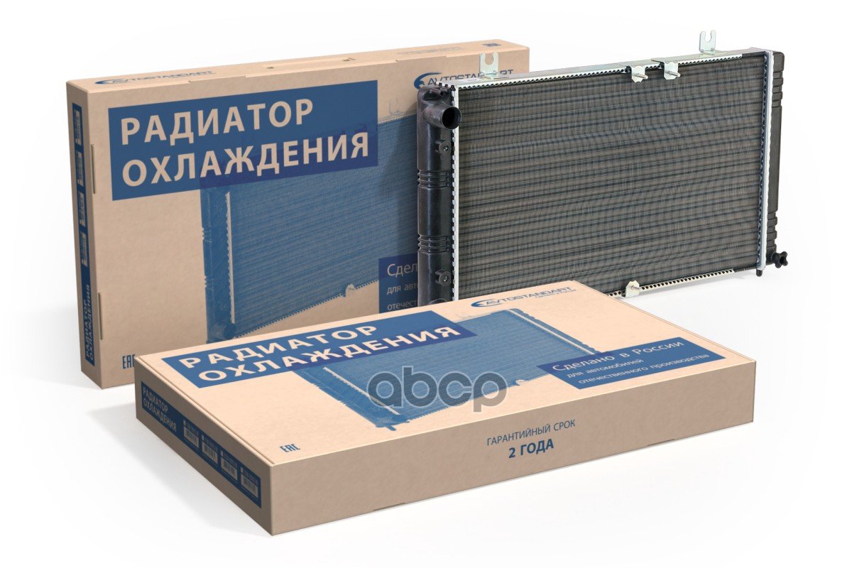 2 999 р. Радиатор Охлаждения Ваз 2110-2112 Алюм.инж. Avtostandart AVTOSTANDART арт. 21120130101288  с доставкой в г. Кемерово