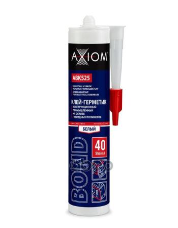 Герметик Кузовной Axiom Bond Конструкционный, На Основе Гибридных Полимеров (280 Мл.) Белый, Картрид AXIOM арт. ABK525
