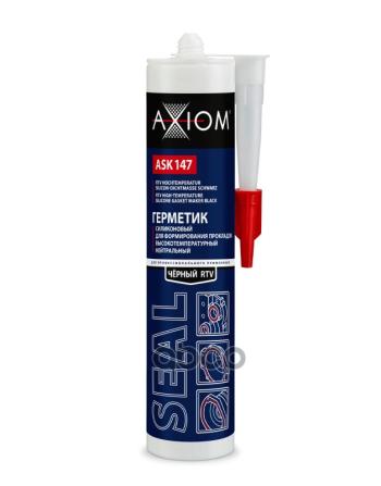 Герметик-Прокладка  Axiom Черный Высокотемпературный Rtv (280 Мл.) Картридж (Ask147) AXIOM арт. ASK147