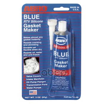 Герметик-Прокладка  Abro Синий Многоцелевой Blue Rtv Silicone (85 Г) Сша (10-Ab) ABRO арт. 10-AB