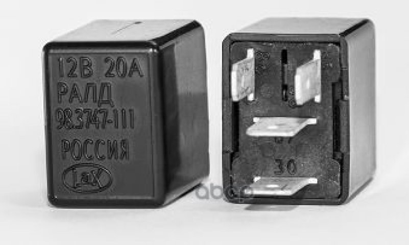 244 р. Реле Универсальное Мини 4-Х Контактное Для АМ Газ,Уаз (12В 20А) Авар (98.3747-111) Avar арт. 98.3747-111  с доставкой в г. Кемерово