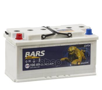 Аккумулятор 100 Bars Silver Прямая Полярность BARS арт. 6СТ-100L1