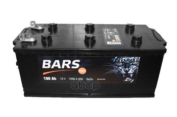 Аккумулятор 190 Bars Silver Рос. Полярность (Болт) BARS арт. 6СТ-190L1 bolt