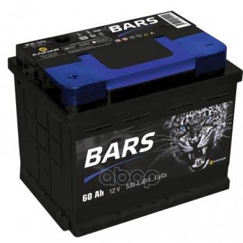 Аккумулятор  60 Bars Silver Прямая Полярность BARS арт. 6СТ-60L1