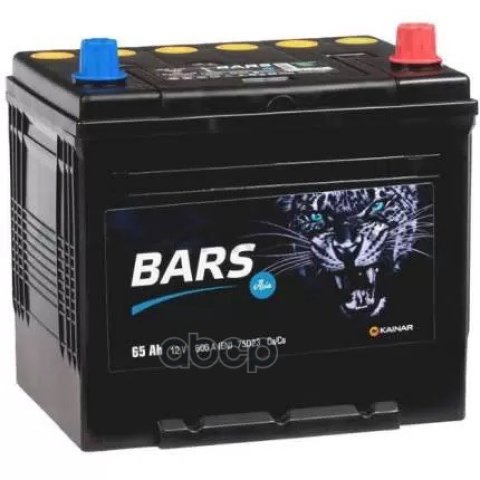 7 549 р. Аккумулятор  65 Bars Asia Обратная Полярность BARS арт. 6СТ-65L0  с доставкой в г. Кемерово