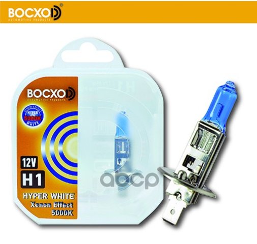 349 р. Лампа Галогеновая H1 12V  55W Восхоd Hyper White 5000K P14.5s (2Шт,К-Т) (80511Hw) BOCXOD арт. 80511HW  с доставкой в г. Кемерово