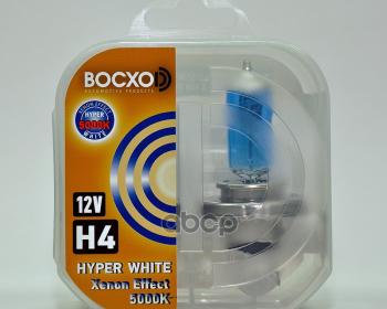 659 р. Лампа Галогеновая H4 12V  6055W Восхоd Hyper White 5000K P43t (2Шт,К-Т) (80614Hw) BOCXOD арт. 80614HW  с доставкой в г. Кемерово. Увеличить фотографию 3