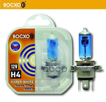 659 р. Лампа Галогеновая H4 12V  6055W Восхоd Hyper White 5000K P43t (2Шт,К-Т) (80614Hw) BOCXOD арт. 80614HW  с доставкой в г. Кемерово. Увеличить фотографию 1