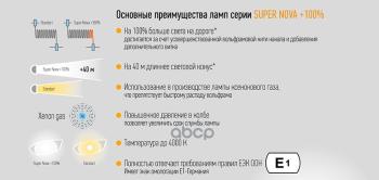 679 р. Лампа Галогеновая H4 12V  6055W Восхоd Super Nova +100% P43t (2Шт,К-Т) (80614Sn) BOCXOD арт. 80614SN  с доставкой в г. Кемерово. Увеличить фотографию 4