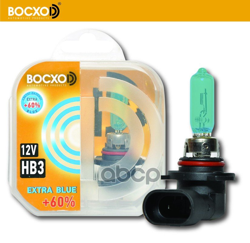 429 р. Лампа Галогеновая Hb3 12V  60W Восхоd Extra Blue +60% P20d (2Шт,К-Т) (80903 Eb) BOCXOD арт. 80903 EB  с доставкой в г. Кемерово