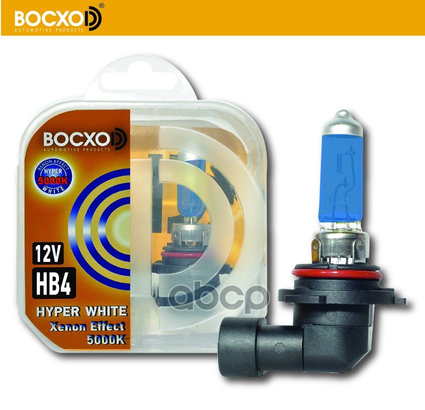 499 р. Лампа Галогеновая Hb4 12V  51W Восхоd Hyper White 5000K Р22d (2Шт,К-Т) (80904Hw) BOCXOD арт. 80904HW  с доставкой в г. Кемерово