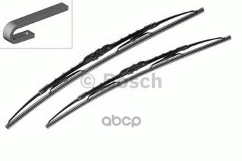 Щетка Стеклоочистителя 600600 Мм24 Каркасная Bosch Twin (2 Шт) Bosch арт. 3397118301