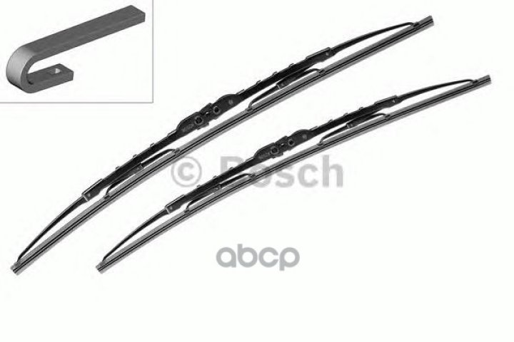 1 569 р. Щетка Стеклоочистителя 600600 Мм24 Каркасная Bosch Twin (2 Шт) Bosch арт. 3397118301  с доставкой в г. Кемерово