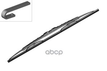 539 р. Щетка Стеклоочистителя 550 Мм22 Каркасная Bosch Eco (1Шт) 3397004672 Bosch арт. 55C  с доставкой в г. Кемерово. Увеличить фотографию 2
