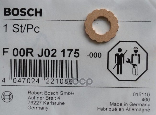 239 р. Кольцо Форсунки Man TgsTgx 07 Bosch арт. F 00R J02 175  с доставкой в г. Кемерово