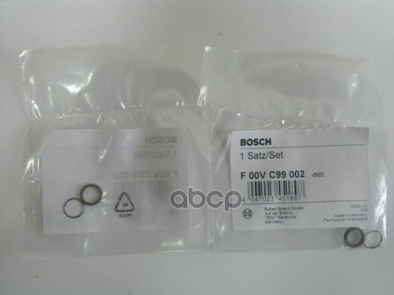389 р. Набор Уплотнительных Колец Для Форсунки Rvi Bosch арт. F00VC99002  с доставкой в г. Кемерово