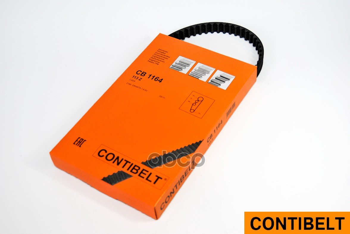 639 р. Ремень Грм Ваз 2190 Гранта 8Кл (113 З.) Contibelt Contibelt арт. CB1164  с доставкой в г. Кемерово