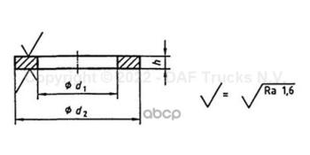 279 р. 0119135 Кольцо Медное 26.3X31.9x2mm DAF арт. 0119135  с доставкой в г. Кемерово. Увеличить фотографию 3