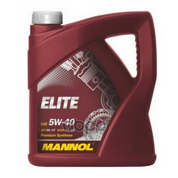 MANNOL Масло Mannol Моторное  5W-40 Elite (  4Л) Синтетика