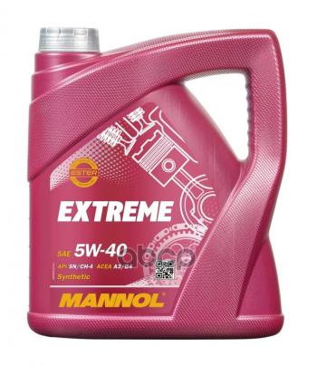 MANNOL Масло Mannol Моторное  5W-40 Extreme   (4Л) Синтетика
