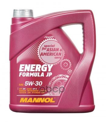 MANNOL Масло Mannol Моторное  5W-30 Energy Formula Jp   (4Л) Синтетика