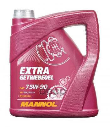 3 499 р. Масло Mannol Трансмиссионное 75W-90 Extra Getriebeoel Gl-4Gl-5 Ls    (4Л.) Синтетика MANNOL арт. 1353  с доставкой в г. Кемерово. Увеличить фотографию 1