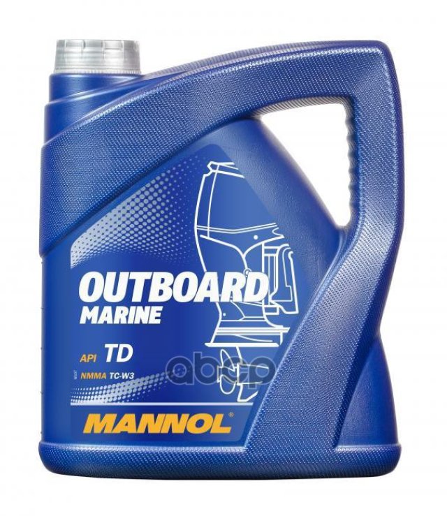4 099 р. Масло Mannol Моторное   2-Х Тактное  Outboard Marine    (4Л) Полусинтетика MANNOL арт. 1428  с доставкой в г. Кемерово