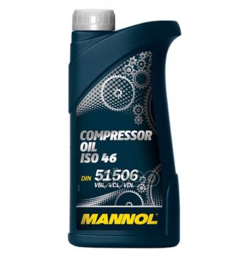 599 р. Масло Mannol Компрессорное  Compressor Oil Iso 46    (1Л.) Минеральное MANNOL арт. 1923  с доставкой в г. Кемерово. Увеличить фотографию 1