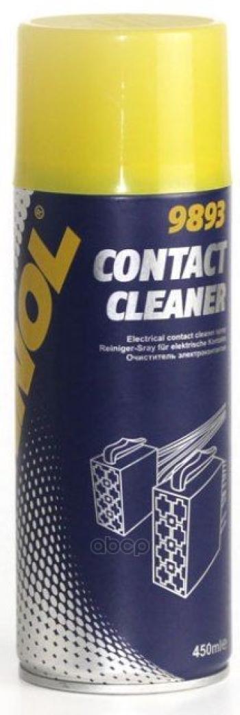 559 р. Очиститель Клемм Акб, Электрических Контактов, Mannol Contact Cleaner  (450 Мл) Аэрозоль (9893) MANNOL арт. 2244  с доставкой в г. Кемерово. Увеличить фотографию 1